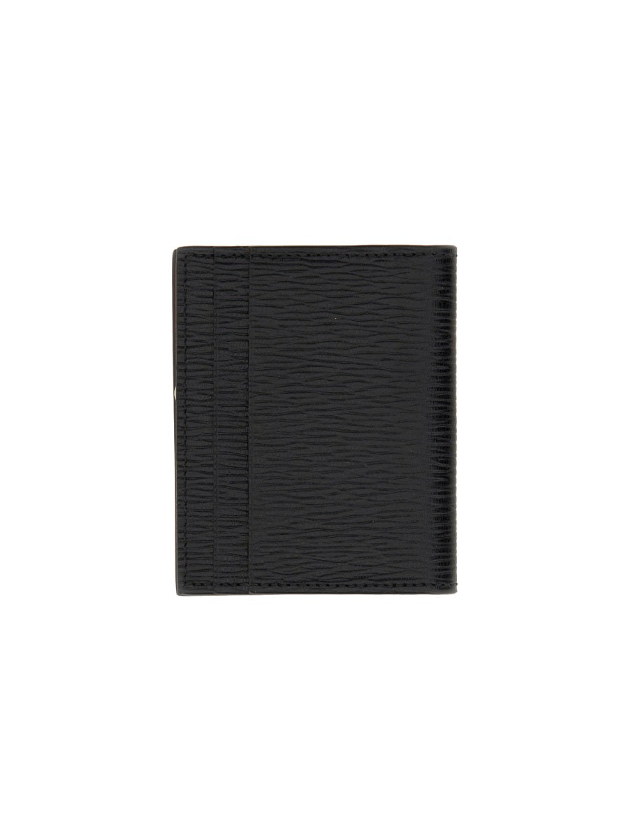 Ferragamo Men Portacarte In Pelle