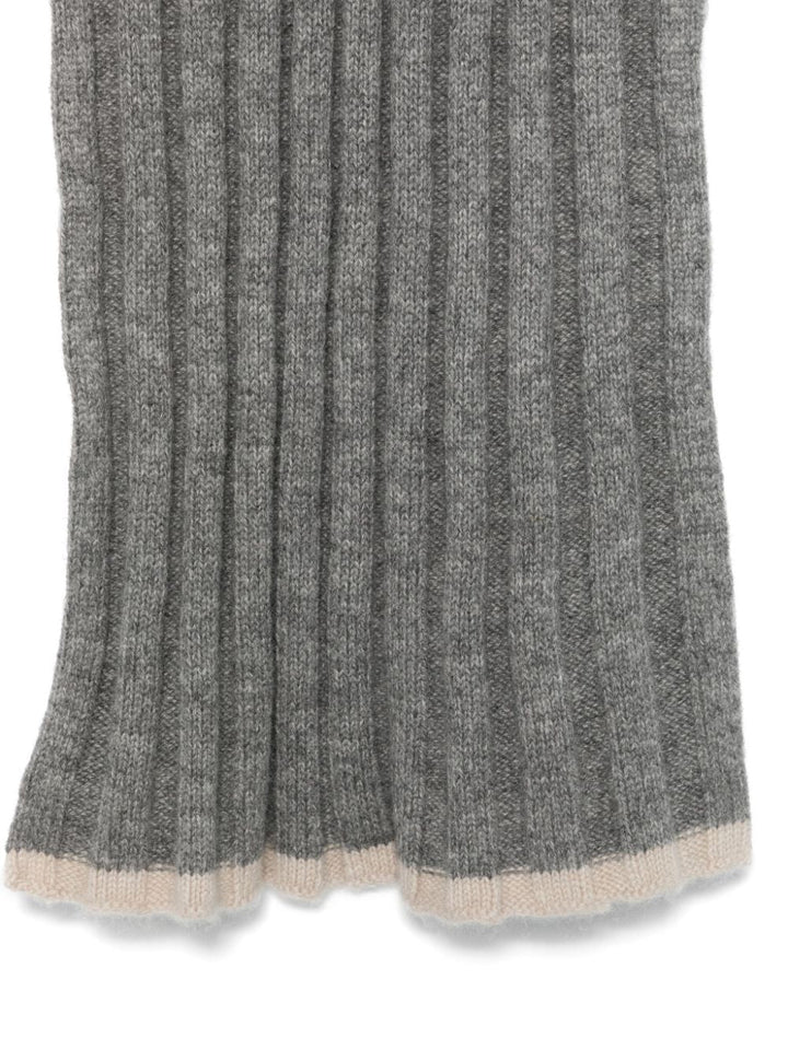 Brunello Cucinelli Men Ribbed Scarf