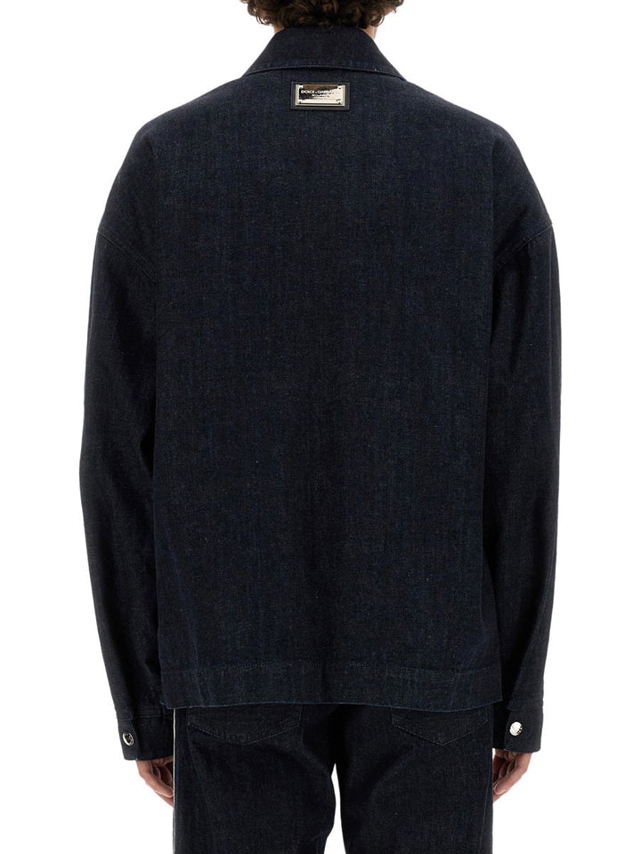 Dolce & Gabbana Men Selvedge Denim Blouson