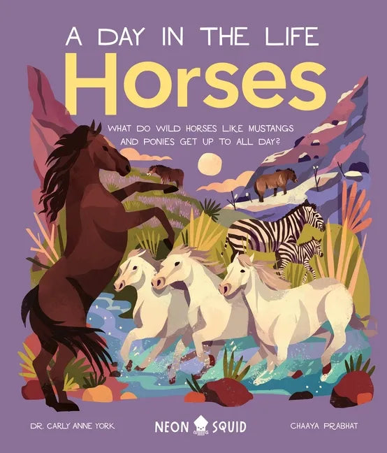 Horses (a Day in the Life): What Do Wild Horses Like Mustangs and Ponies Get Up to All Day? - Hardcover