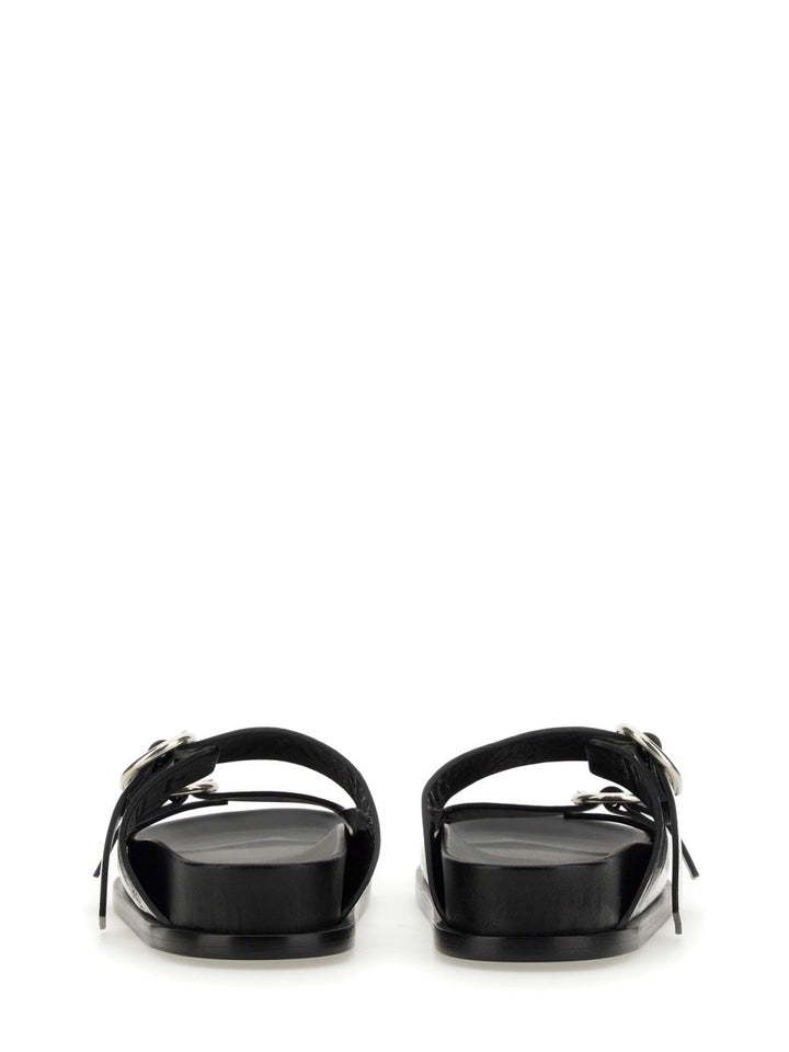 Jil Sander Women Leather Sandal With Buckle