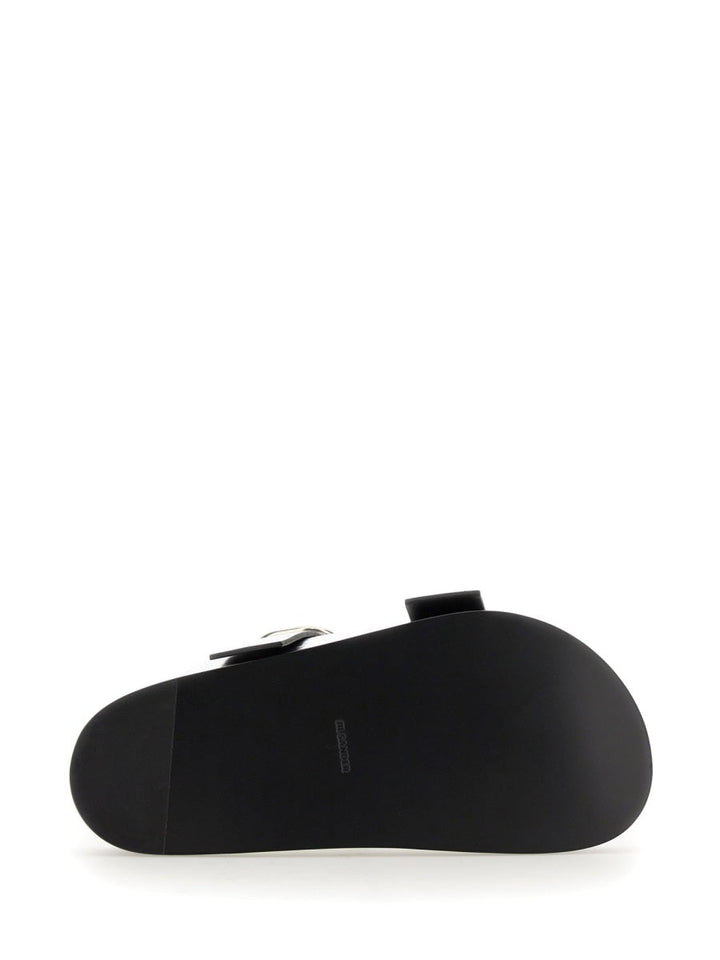 Jil Sander Women Leather Sandal With Buckle