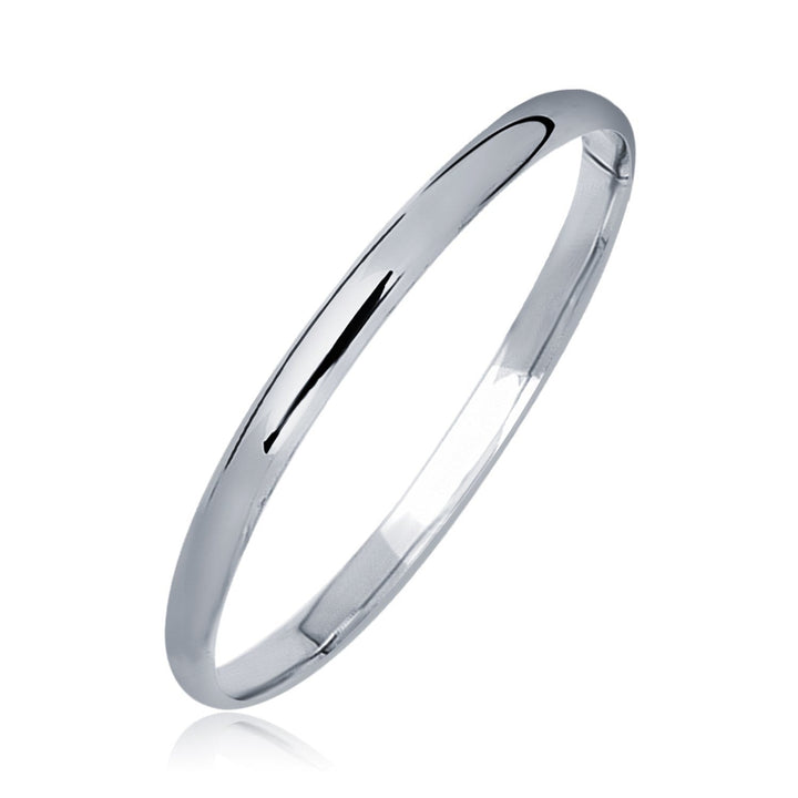 14k White Gold Dome Children&