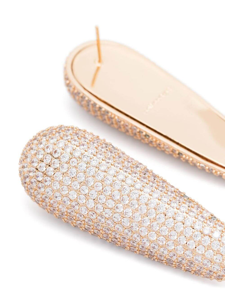 Self-Portrait Women Earrings With Crystals