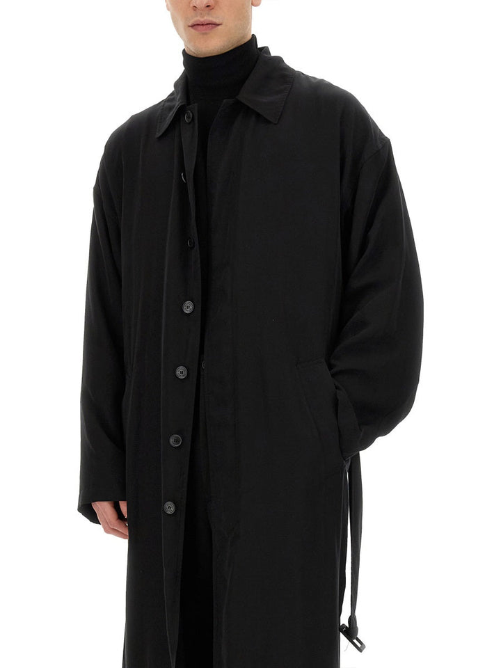 Balenciaga Men Belted Trench Coat