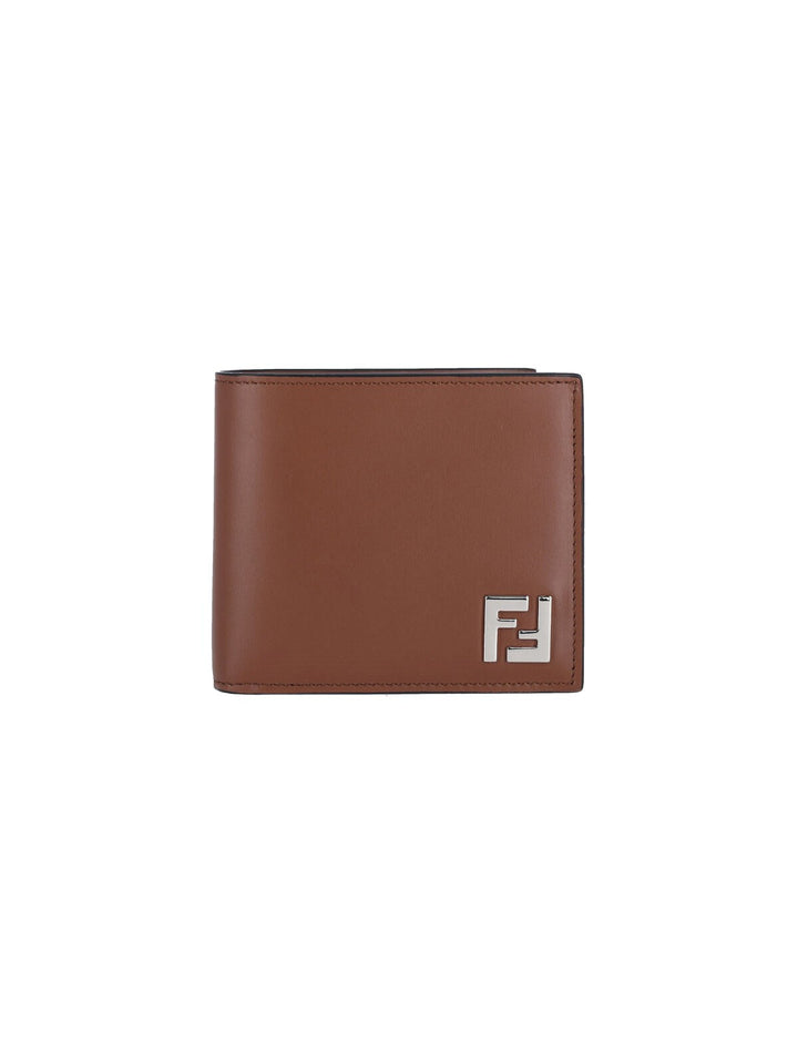 Fendi Men Bi-Fold Wallet "Squared Ff"