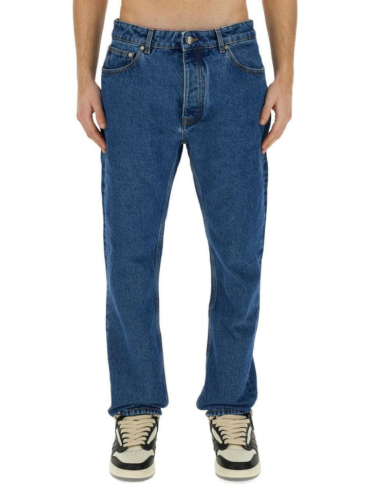 Palm Angels Men Straight Leg Jeans