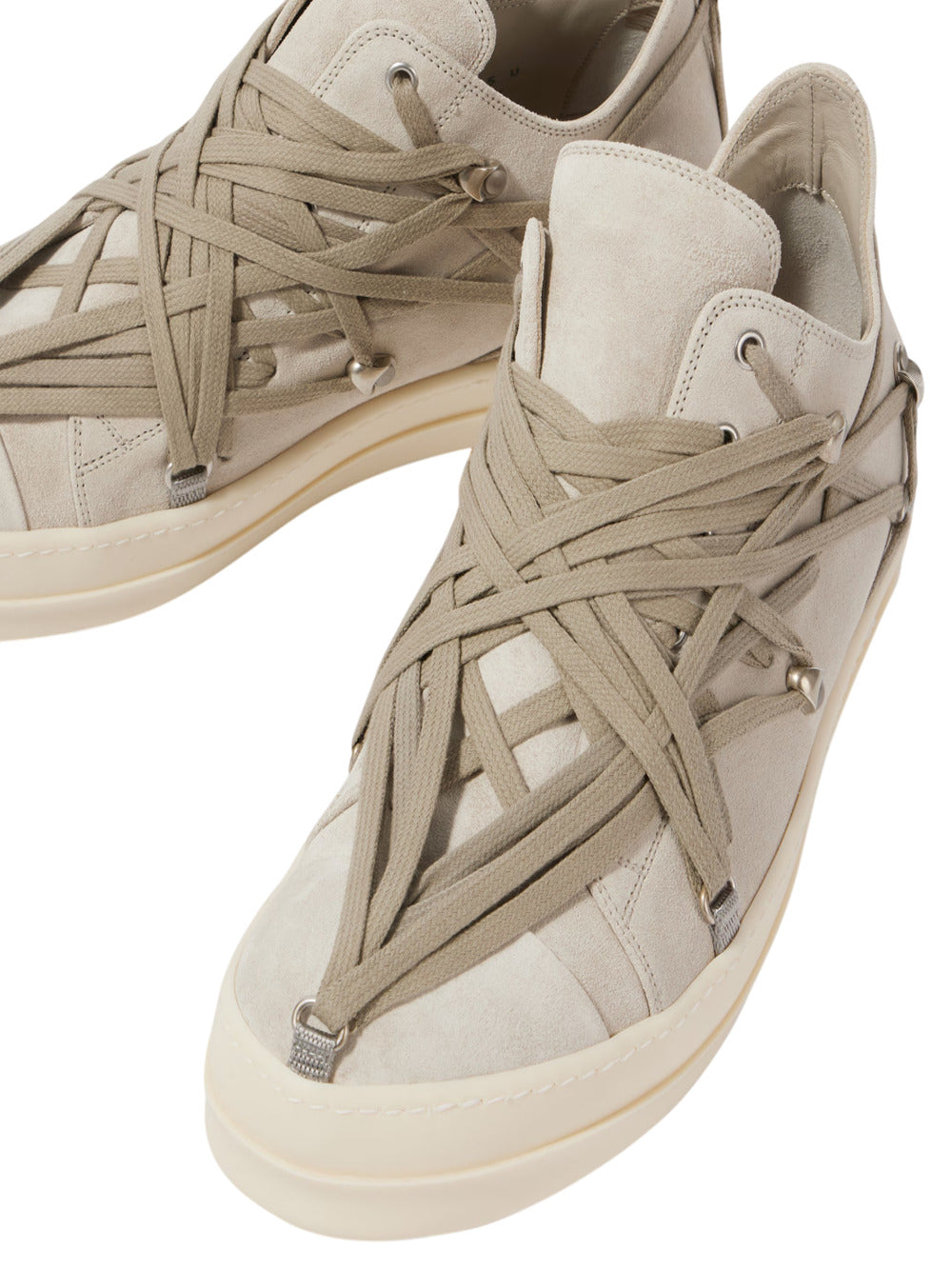 Rick Owens Women Megalace Sneakers In Suede