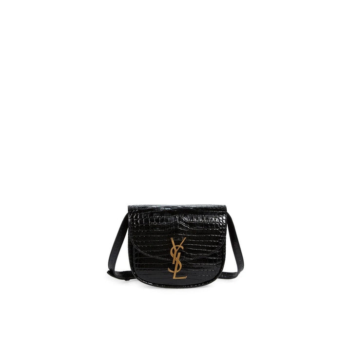 Saint Laurent Kaia Croco Shoulder Bag Women