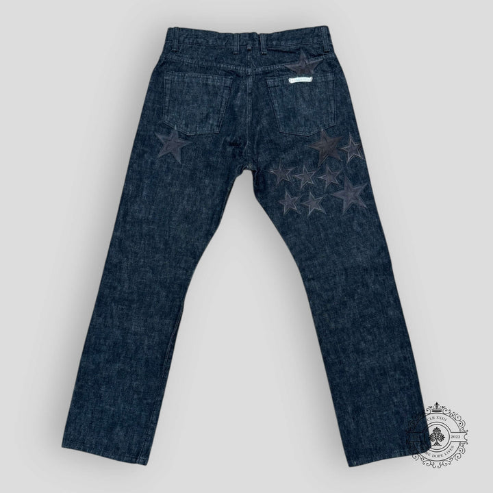 Chrome Hearts Star Patch Denim in Black