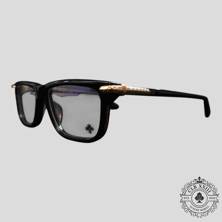 Chrome Hearts Little Dinger Glasses in Black/Silver