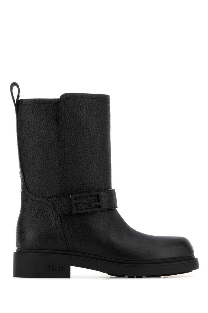 FENDI Mini Leather Filo Boots for Women