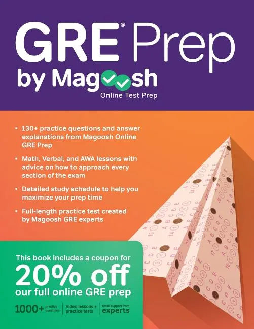 GRE Prep by Magoosh - Paperback
