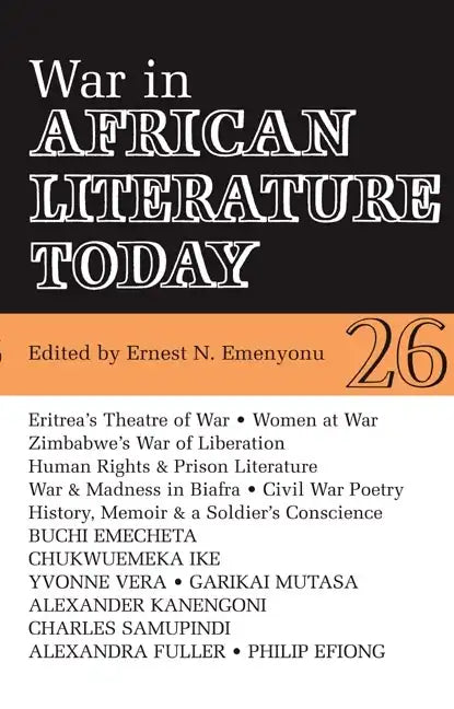 Alt 26 War in African Literature Today - Paperback