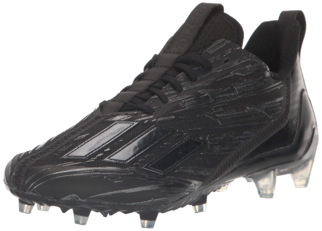 adidas Mens Adizero Football Shoe Black/Black/Black 8