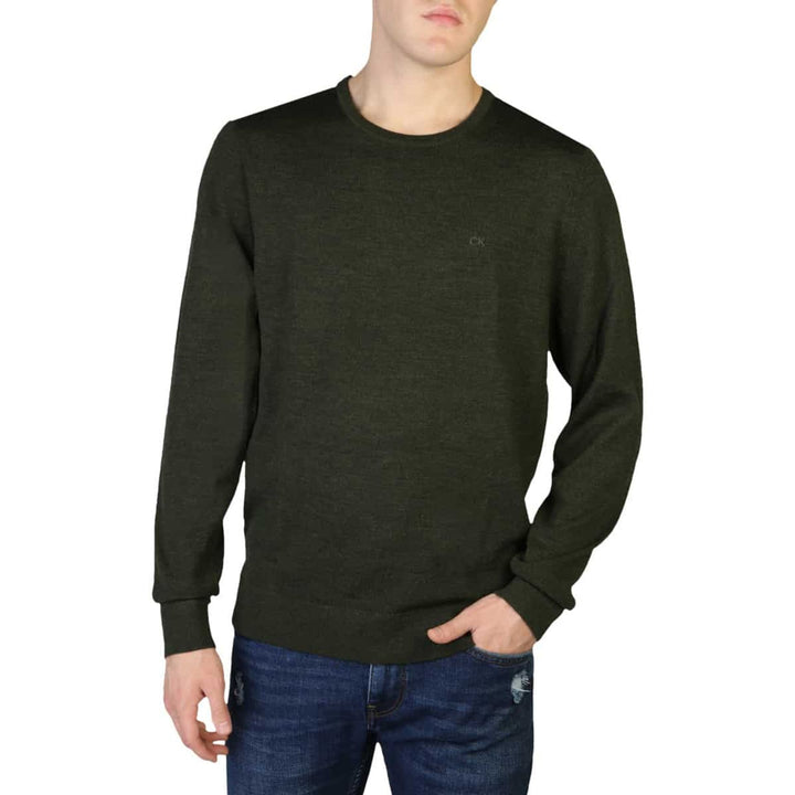 Calvin Klein men's green long sleeve Sweaters