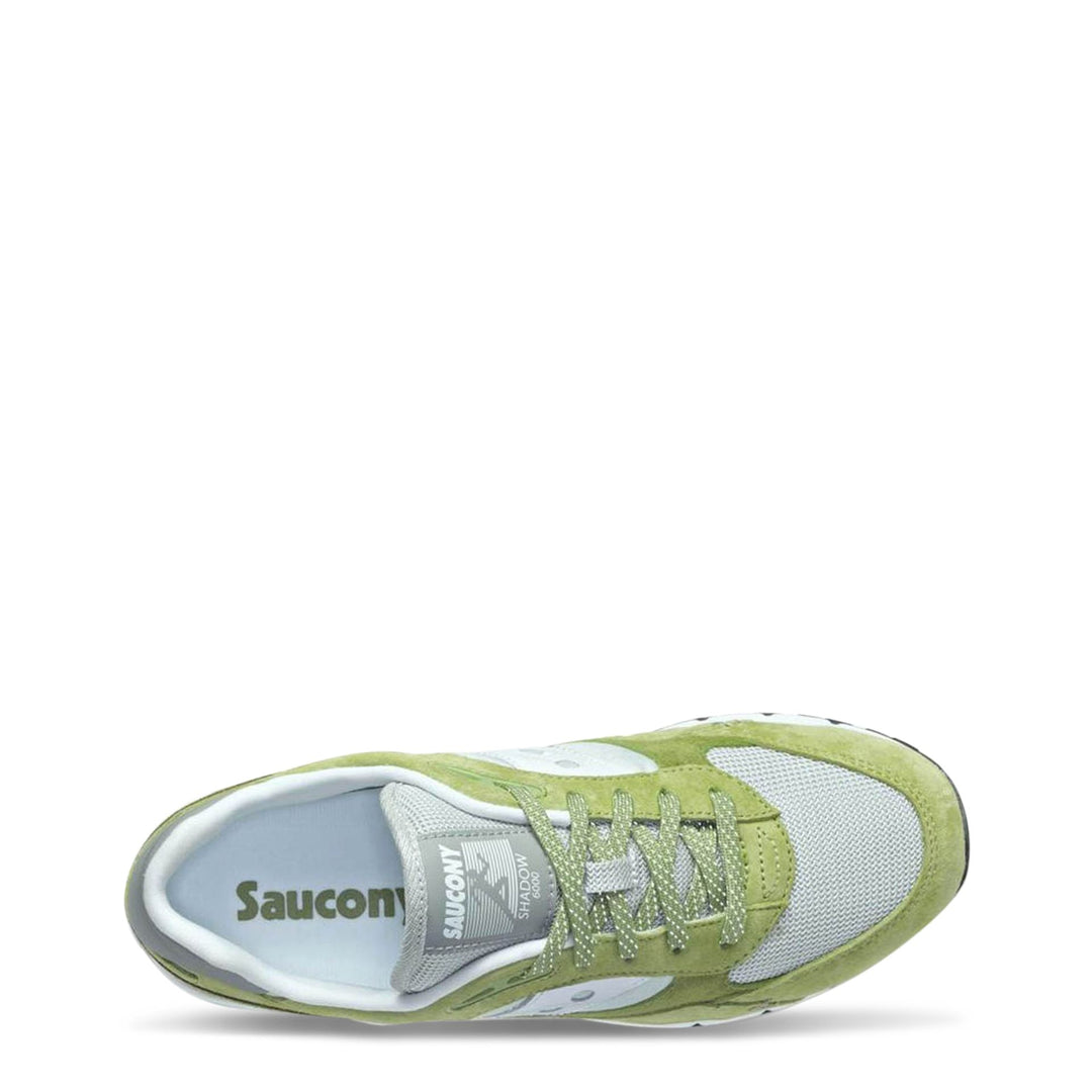 Saucony unisex green grey low top suede Sneakers