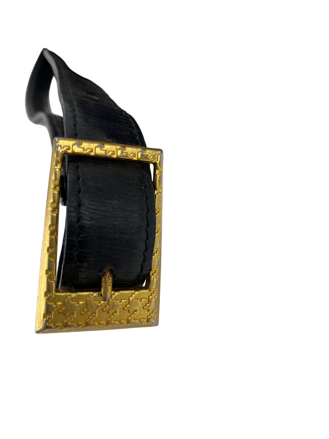 CHRISTIAN DIOR Black  Leather Adjustable Shoulder Bag Authentic Pre owned