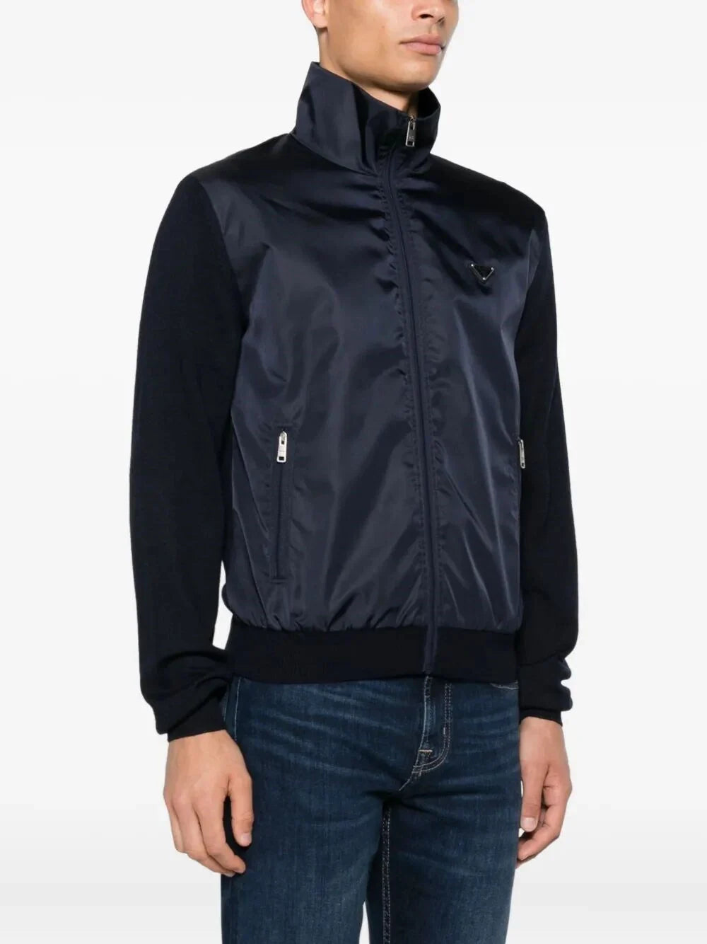 Prada Men Zipped Cardigan