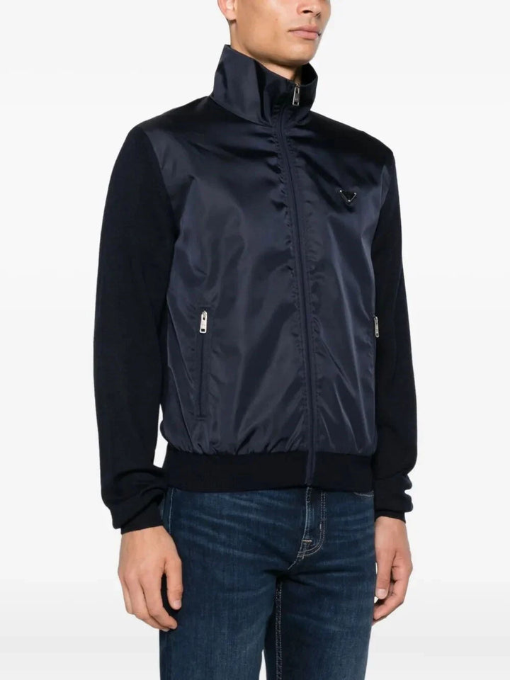 Prada Men Zipped Cardigan
