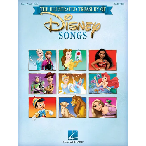 The Illustrated Treasury of Disney Songs - Paperback