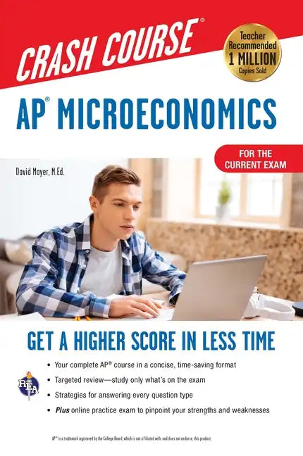 Ap(r) Microeconomics Crash Course, Book + Online: Get a Higher Score in Less Time - Paperback