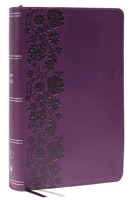 KJV Holy Bible: Large Print Single-Column with 43,000 End-Of-Verse Cross References, Purple Leathersoft, Personal Size, Red Letter, Comfort Print: Kin - Imitation Leather