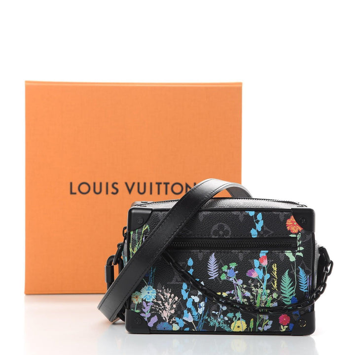 Louis Vuitton Monogram Eclipse Flower Print Mini Soft Trunk Women&
