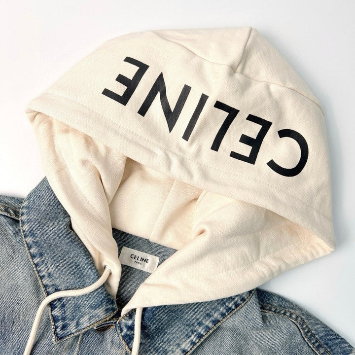 CELINE Washed Grey Denim Jacket – Casual Single-Breasted