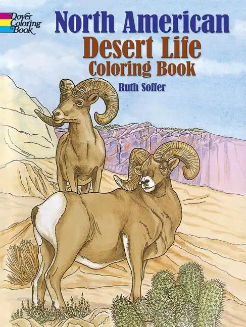 North American Desert Life Coloring Book - Paperback