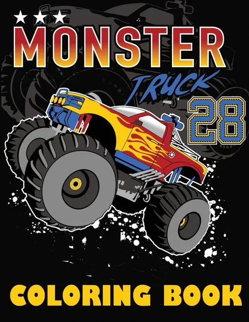 Monster Truck Coloring Book - Paperback