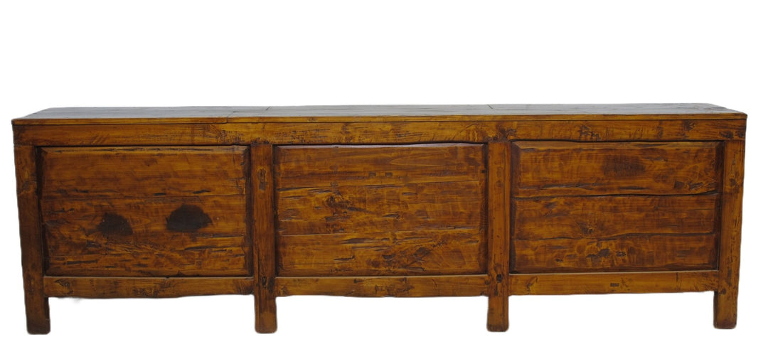 9 Feet Long Hand Painted Antique Asian Sideboard | Designer Sale