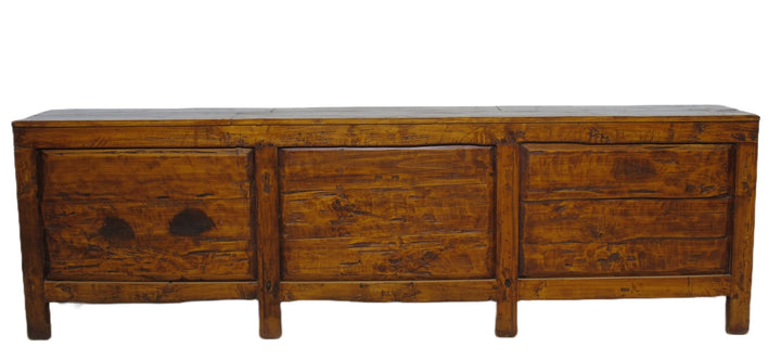 9 Feet Long Hand Painted Antique Asian Sideboard | Designer Sale