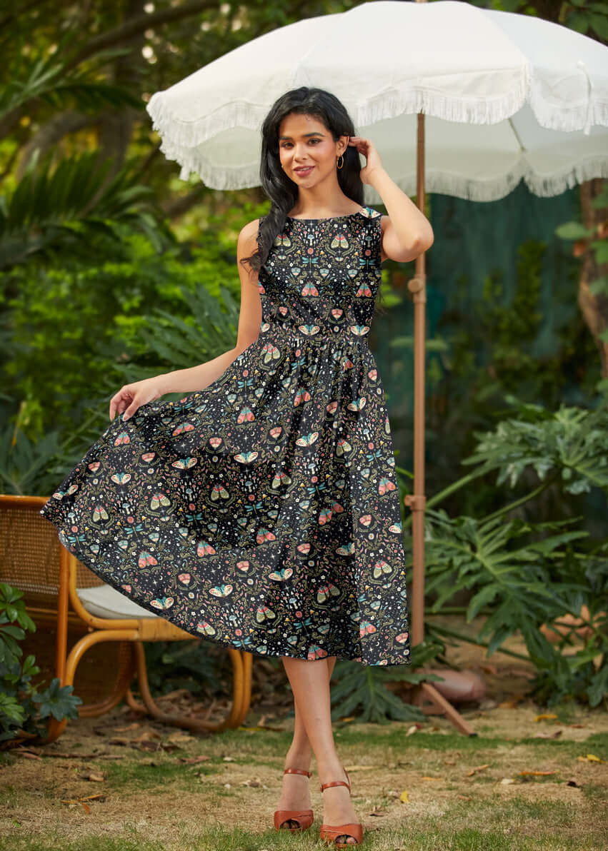 Midnight Midi Dress