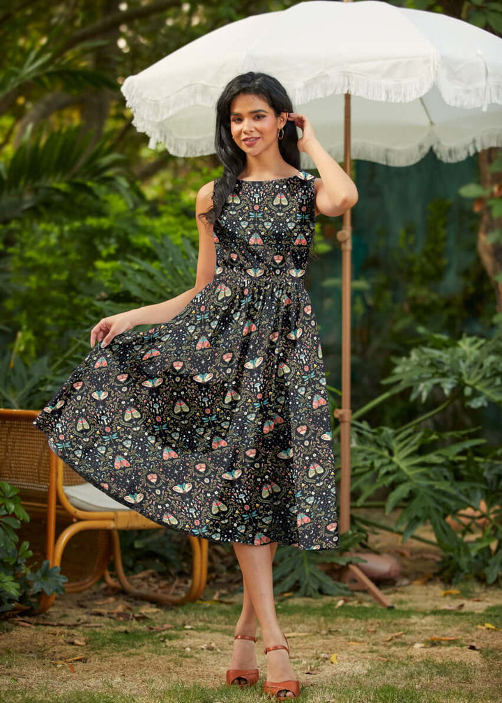 Midnight Midi Dress