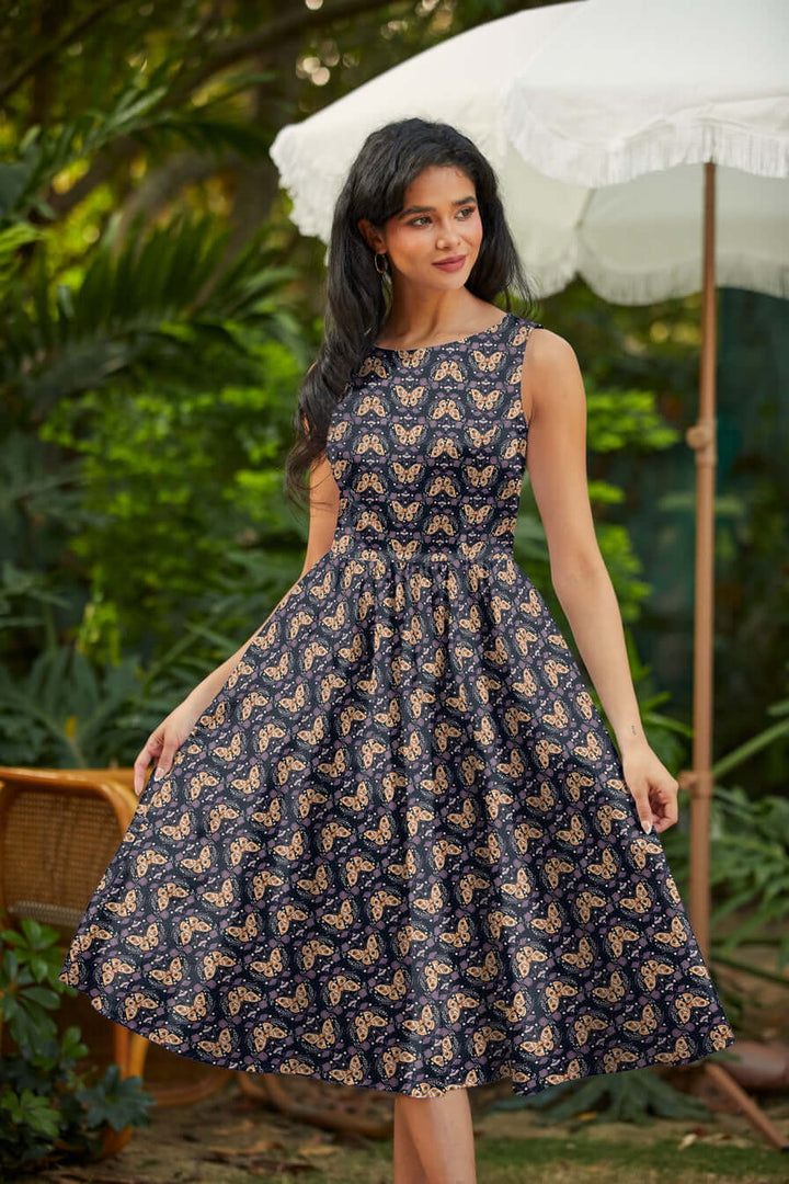 Moth Midi Dress