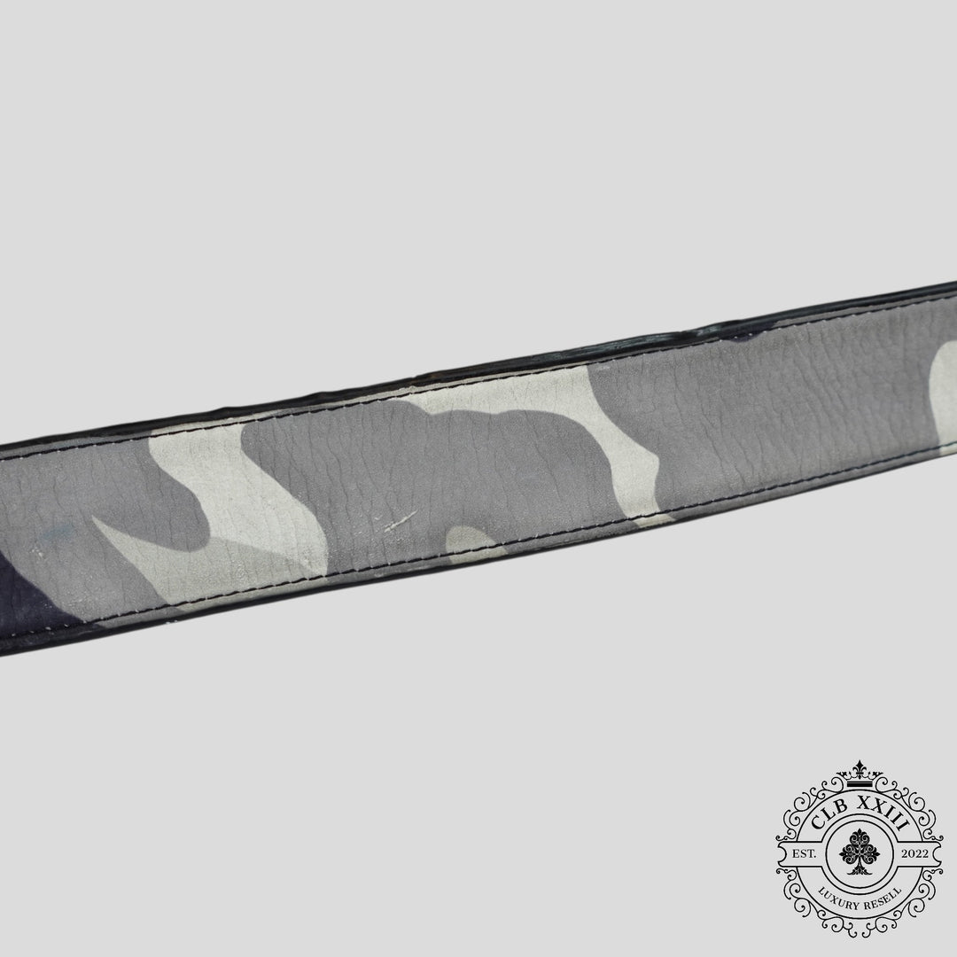 Chrome Hearts Snow Camo Belt Strap