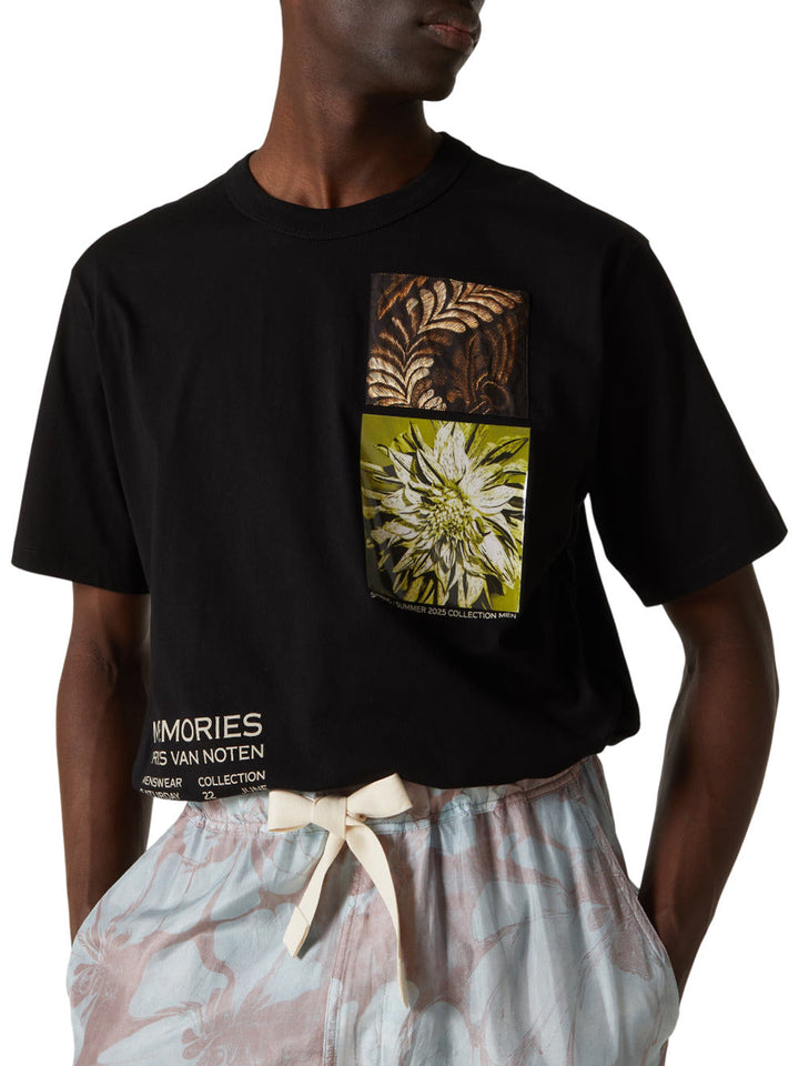 Dries Van Noten Men Cotton Jersey T-Shirt With Print