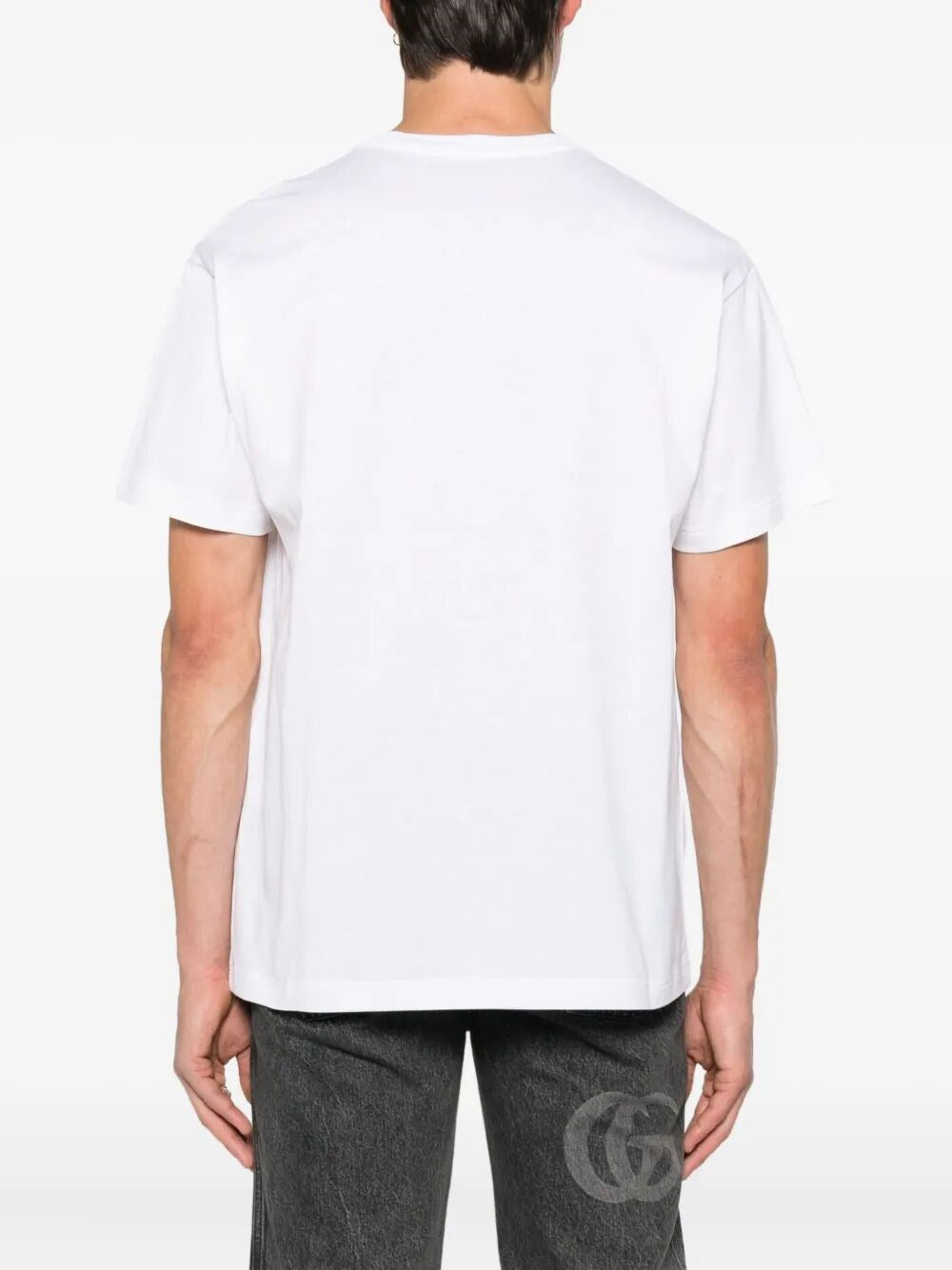 Gucci Men Short Sleeve Cotton Jersey T-Shirt