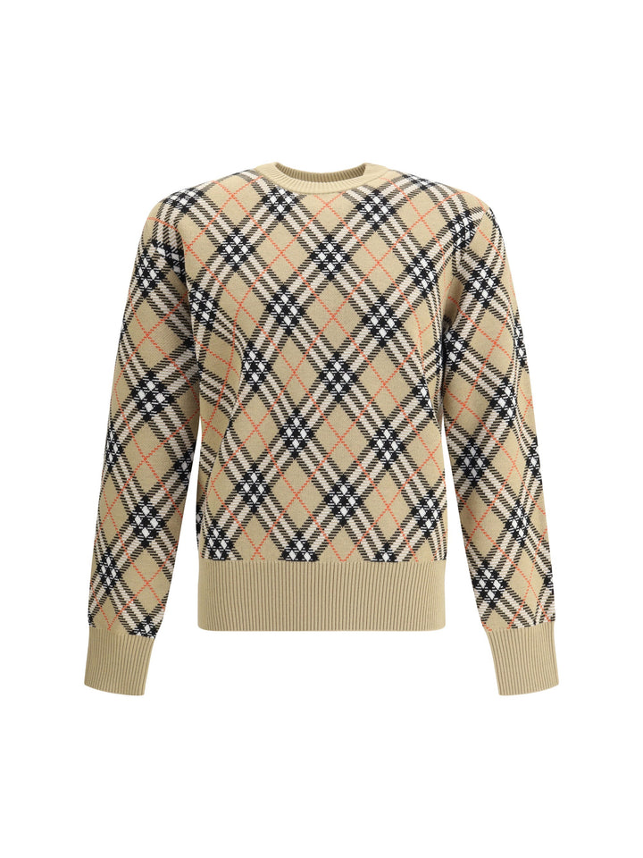 Burberry Men Archive Check Wool Sweate
