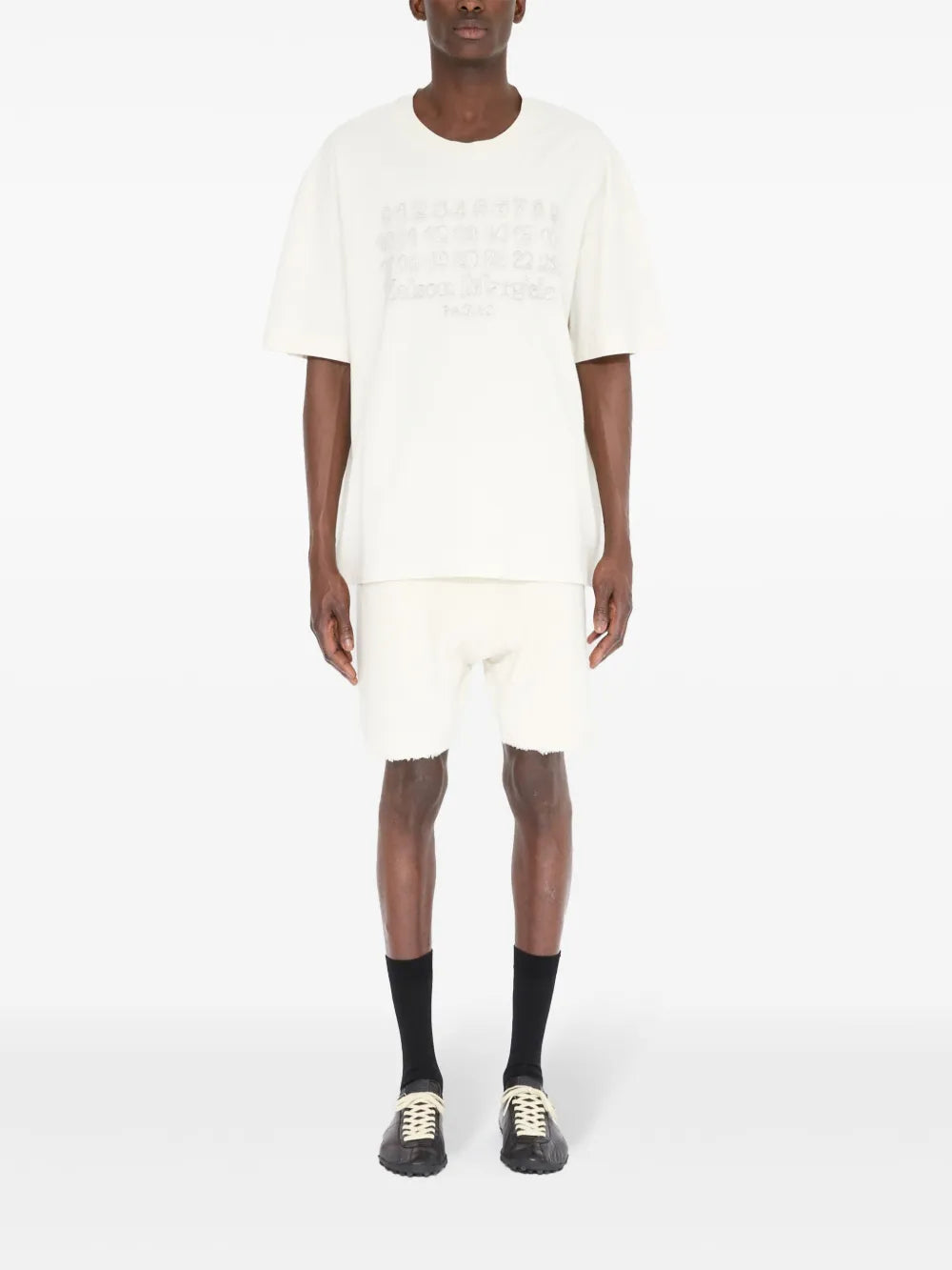 Maison Margiela Men T-Shirt With Numbers Motif