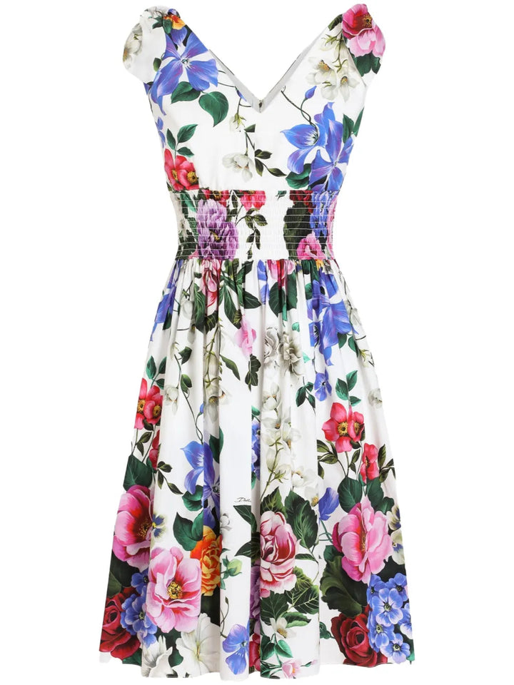 Dolce & Gabbana Women Floral Midi Dress