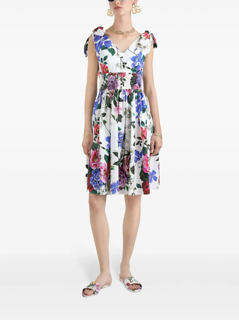 Dolce & Gabbana Women Floral Midi Dress
