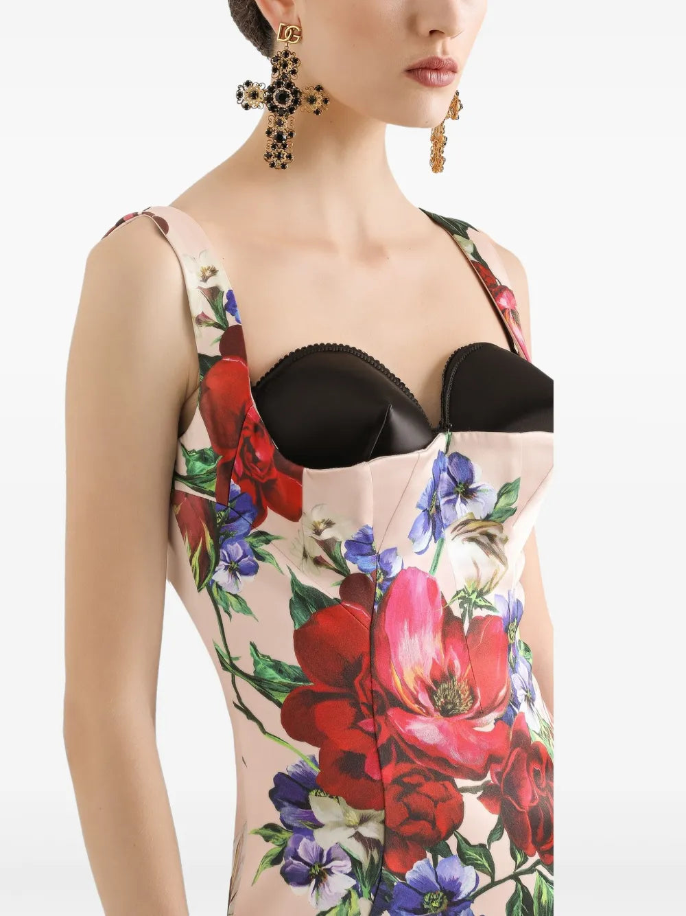 Dolce & Gabbana Women Floral Midi Dress