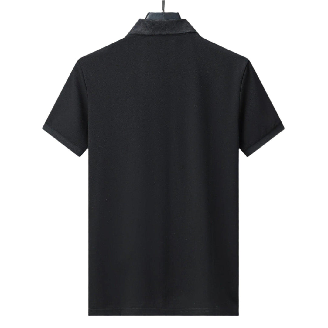 Burberry Black T-Shirt With Collar