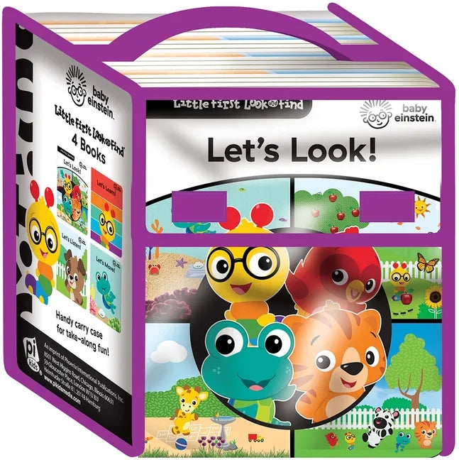 Baby Einstein: Little First Look and Find 4 Books - Board Book