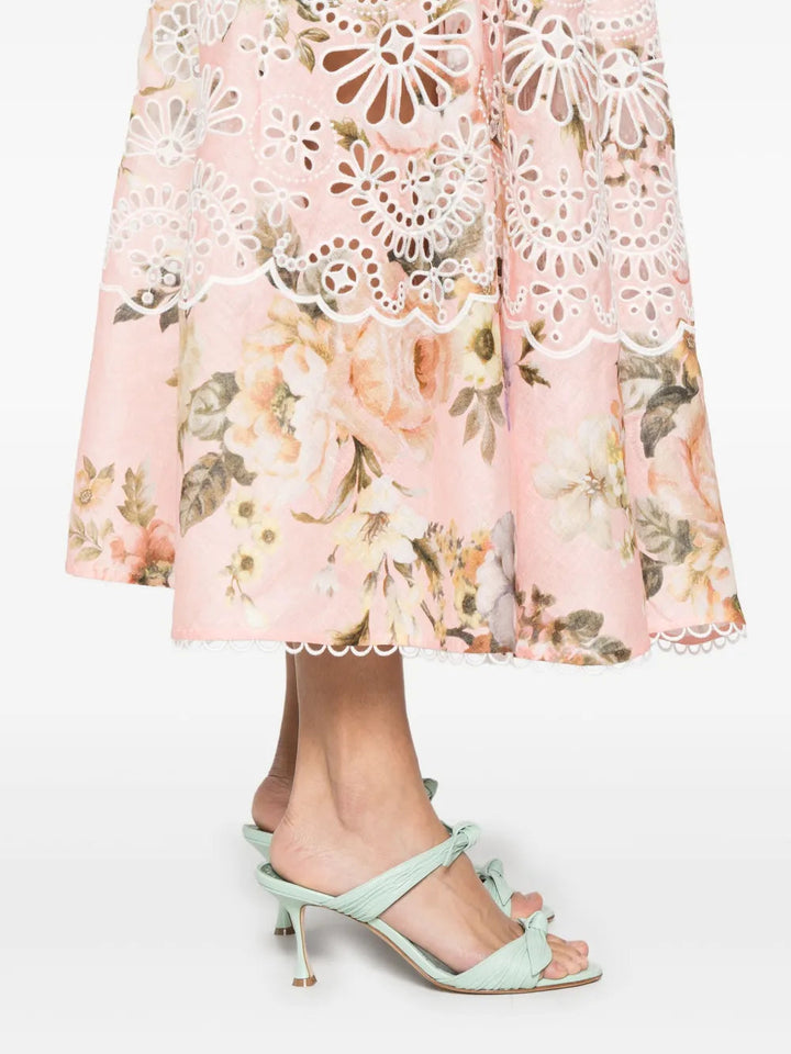 Zimmermann Women Acacia Broderie Midi Dress