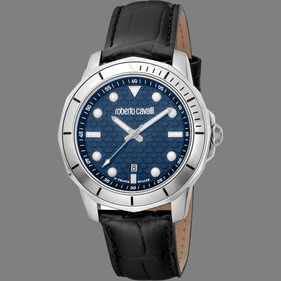 Roberto Cavalli By Franck Muller men's blue dial Watches