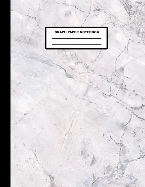 Graph Paper Notebook: Marble Cover Design - Quad Ruled - 120 Pages - 8.5" X 11" - Matte Finished Soft Cover - Paperback