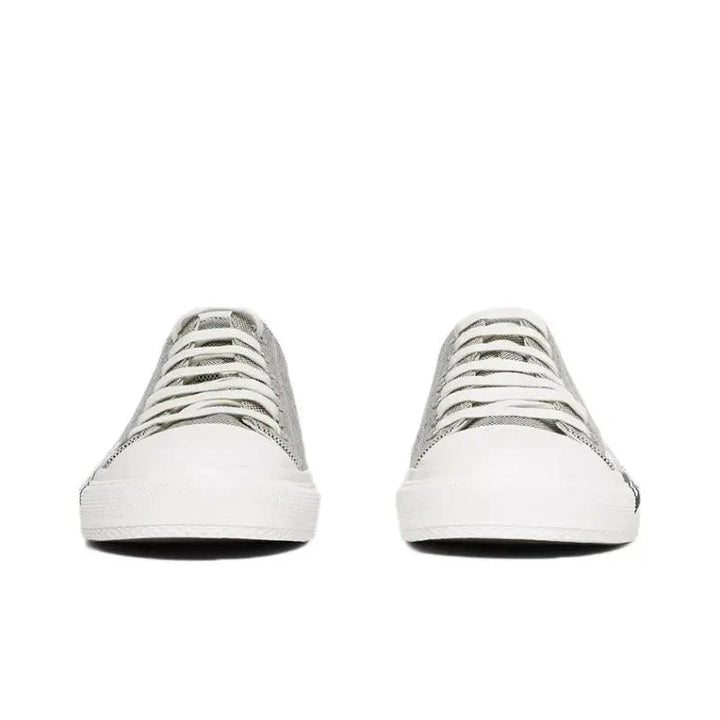 Burberry Logo Print Canvas Sneakers